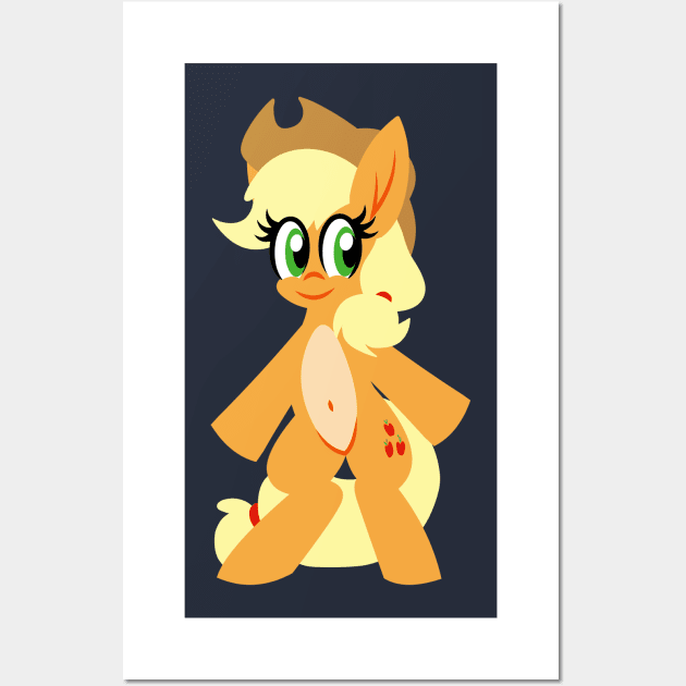 Standing Applejack Wall Art by Tridashie